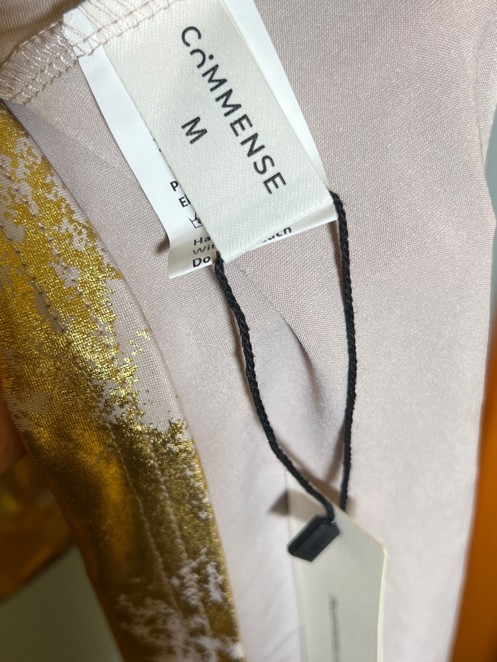 Commense Gold and White Slip Maxi Dress - Picture 6 of 7